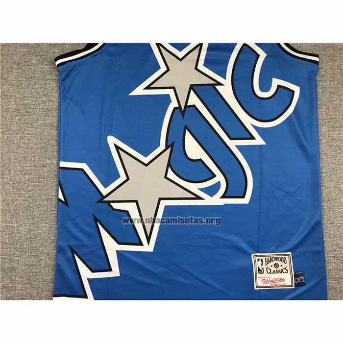 Camiseta Orlando Magic Tracy Mcgrady NO 1 Mitchell & Ness Big Face Azul
